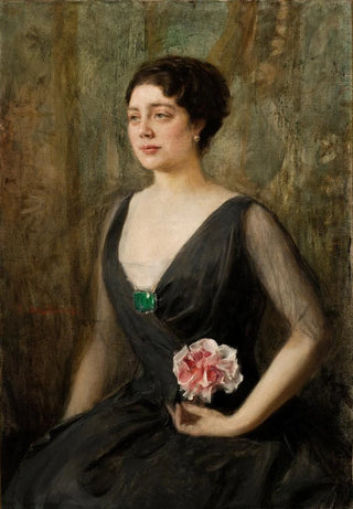 Teodor Axentowicz - Portrait of Izabela Szembekowa.webp