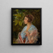Portrait of a Lady - Teodor Axentowicz — framed artwork on a wall