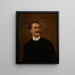 Portrait of a Man - Teodor Axentowicz — framed artwork on a wall