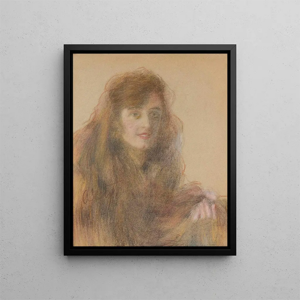 Roux - Teodor Axentowicz — framed artwork on a wall