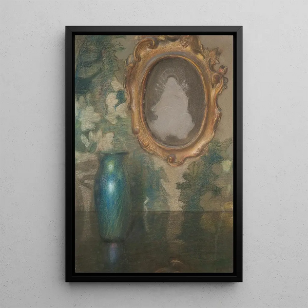 Still life - Teodor Axentowicz — framed artwork on a wall