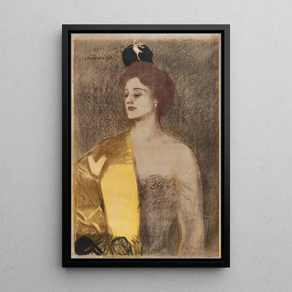 VIIe Exposition de la Société des Artistes Polonais Sztuka - Teodor Axentowicz — framed artwork on a wall