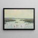 Dawn over the Marshes - Teodor Ziomek — framed artwork on a wall