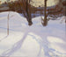 Winter Landscape Painting - Teodor Ziomek — artwork view