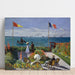 Reproduction of the painting Terrace at Sainte-Adresse by Claude Monet