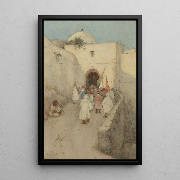 Entrance of the Kasbah - Terrick Williams — framed artwork on a wall