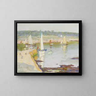 Quai de Concarneau - Terrick Williams — framed artwork on a wall