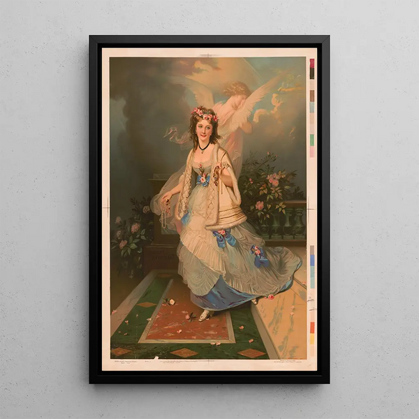 Route vers la ruine - Tetsu Massin — framed artwork on a wall