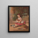 Lesson in Writing - Testu Massin — framed artwork on a wall