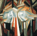 Cubist Head - Alexandre Konstantinovich Bogomazov — artwork view