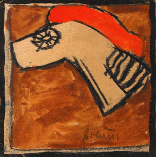 Tête d'un harnais de cheval - Egon Schiele