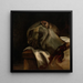 Head of a beheaded man - Théodore Géricault — framed artwork on a wall