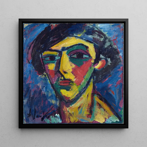 Reproduction of the painting Head of a Young Man - Alexej von Jawlensky