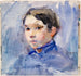 Head of a young boy perhaps in uniform - Clare Marsh — artwork view