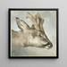Head of a Roe Deer - Wybrand Hendriks — framed artwork on a wall