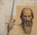 Head of Saint Andrew study of hand holding a painting of Saint Paul - Victor Orsel — artwork view