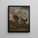 Frederika Sophia Wilhelmina de Prusse 1751-1820 Equestrian portrait of the wife of Prince Willem V - Tethart Philip Christian Haag — framed artwork on a wall
