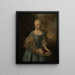 Portrait of Adriana Petronella van Nassau Woudenberg 1757-1789 - Tethart Philip Christian Haag — framed artwork on a wall