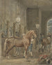 Interior Stable Painting - Tethart Philip Christian Haag — artwork view