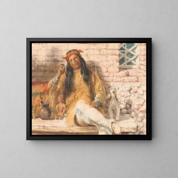 Repos de l'après-midi - Thaddeus Welch — framed artwork on a wall