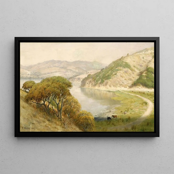 Landscape - Thaddeus Welch — framed artwork on a wall