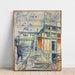 Reproduction of the painting The Building of the Winter Studio - Edvard Munch