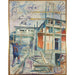 Reproduction of the painting The Building of the Winter Studio - Edvard Munch