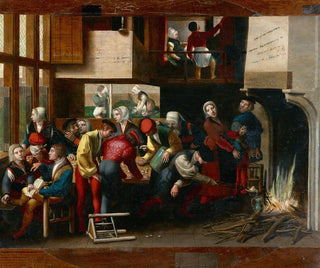 A Brothel Scene - The Monogramist of Brunswick — artwork view