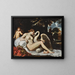 Leda and the Swan - The Master of Doria Pamphilj — framed artwork on a wall