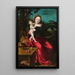 The Virgin and Child - The Parrot Master — framed artwork on a wall