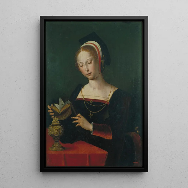 Sainte Marie Madeleine - The Parrot Master — framed artwork on a wall