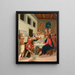 Les Noces de Cana - Le Monogrammiste — framed artwork on a wall