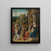 L'Adoration des Mages - Le Pseudo Bles — framed artwork on a wall