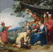 Théagène receiving the palm of honor from Chariclée - Abraham Bloemaert — artwork view