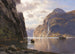 Les Sept Sœurs au Geirangerfjord - Themistokles von Eckenbrecher — artwork view