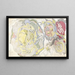 Lettuce and floral patterns - Theo Colenbrander — framed artwork on a wall