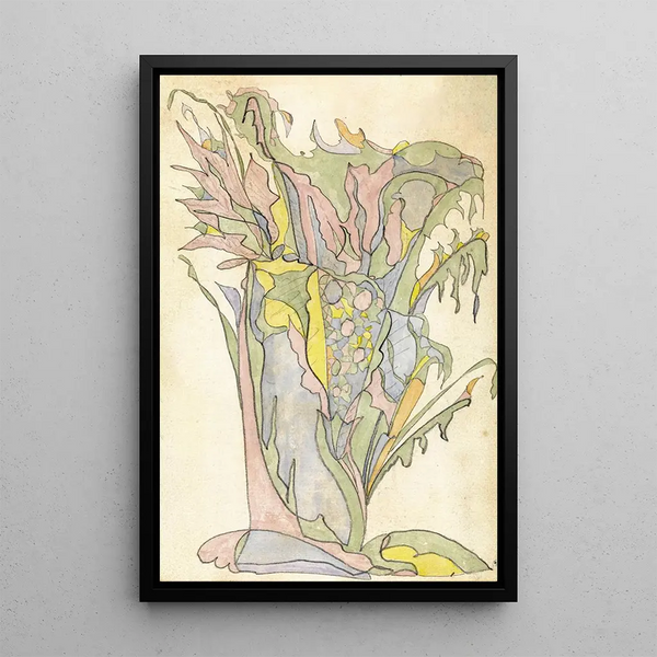 Project for ceramic decoration - Theo Colenbrander — framed artwork on a wall