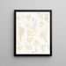 Motifs for pottery decoration six tulips and other flowers - Theo Colenbrander — framed artwork on a wall