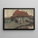 Village View - Theo Mesker — framed artwork on a wall
