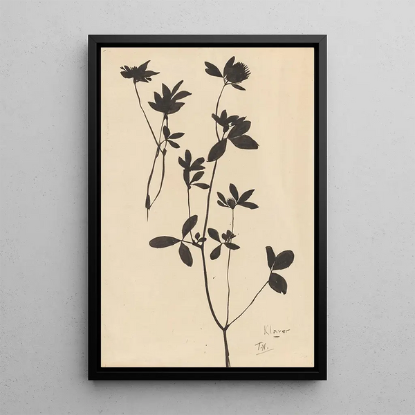 Clover - Theo Nieuwenhuis — framed artwork on a wall