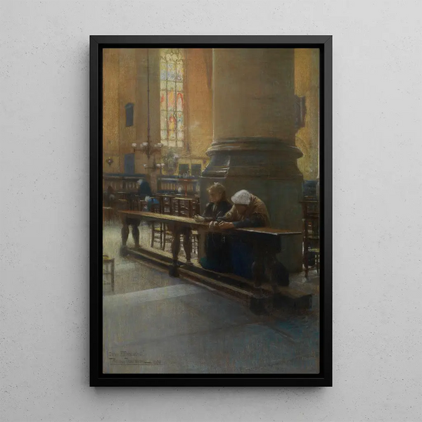 Les deux éprouvés - Theo Van Doormael — framed artwork on a wall
