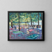Auberge de Baumgartenbrück - Theo Von Brockhusen — framed artwork on a wall