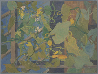 Serre avec des courges décoratives - Theo van Hoytema — artwork view