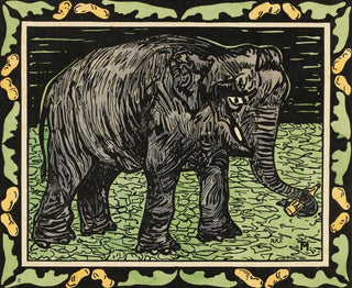 Elephant with a bottle - Theo van Hoytema — artwork view