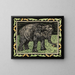 Elephant with a bottle - Theo van Hoytema — framed artwork on a wall