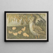 Goose with Chicks - Theo van Hoytema — framed artwork on a wall