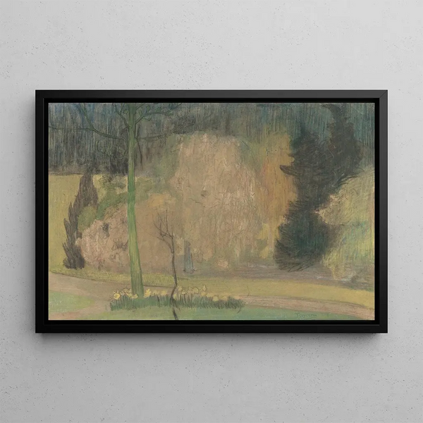 View in a Garden or Park - Theo van Hoytema — framed artwork on a wall