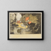 Hen and Chicks - Theo van Hoytema — framed artwork on a wall
