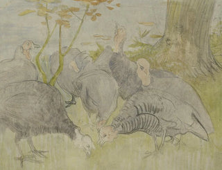 Dindons dans un jardin - Theo van Hoytema — artwork view