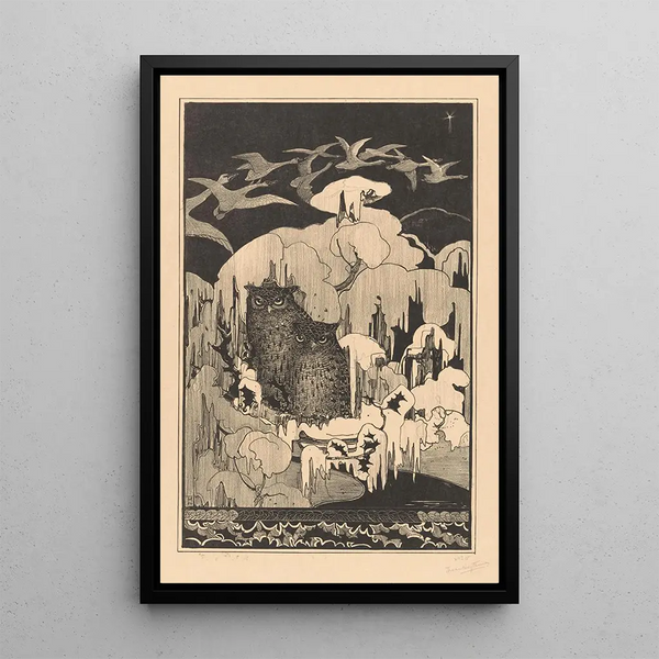 Night of Christmas - Theo van Hoytema — framed artwork on a wall